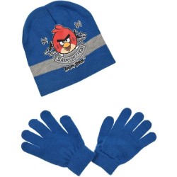 Ensemble bonnet et gants pour enfants Angry Birds Heavy Hitters 52 cm