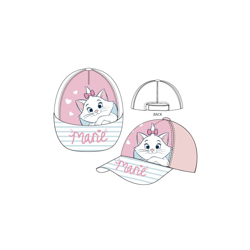 Casquette de baseball Disney Marie Love Kitty Baby 48-50 cm