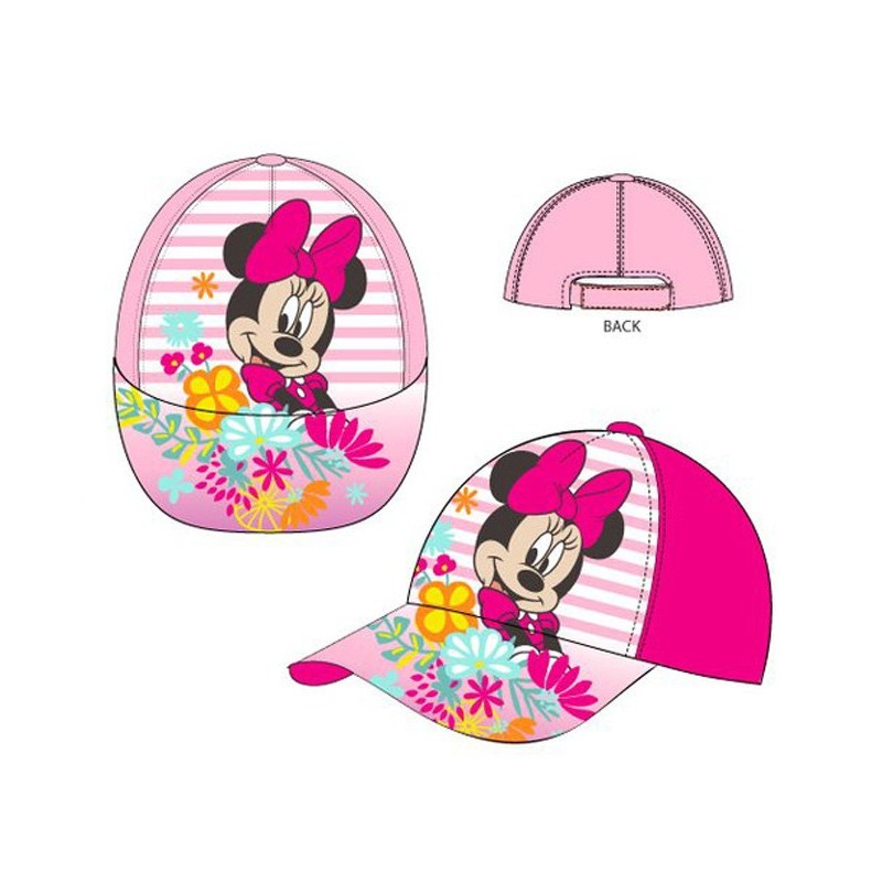 Casquette de baseball pour bébé Disney Minnie Flowers 48-50 cm