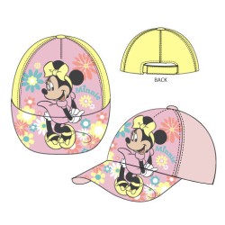 Casquette de baseball Disney Minnie jaune pour bébé 48-50 cm