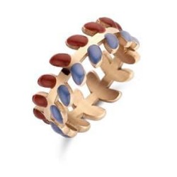 Victoria Colorful Rose Gold Ring