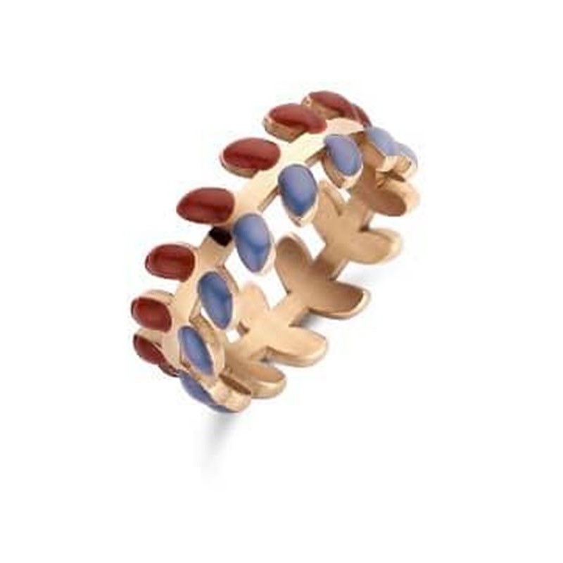 Victoria Colorful Rose Gold Ring