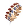 Victoria Colorful Rose Gold Ring