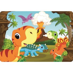 Dinosaur placemat 43x28 cm