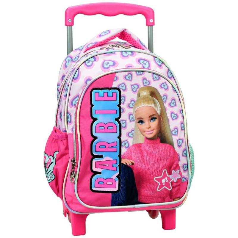 Barbie Love rolling kindergarten backpack, 30 cm bag