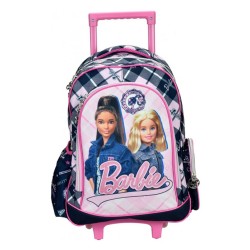 Sac d'école à roulettes Barbie Fashion, 46 cm