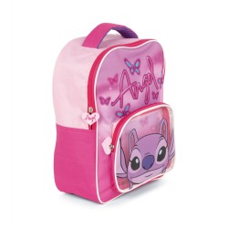 Disney Lilo and Stitch Pink Angel backpack, bag 30 cm