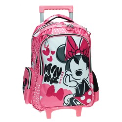 Sac d'école à roulettes Disney Minnie Draft, sac de 46 cm