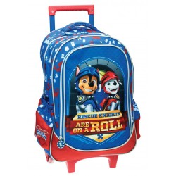 Sac d'école à roulettes Paw Patrol Knights, 46 cm