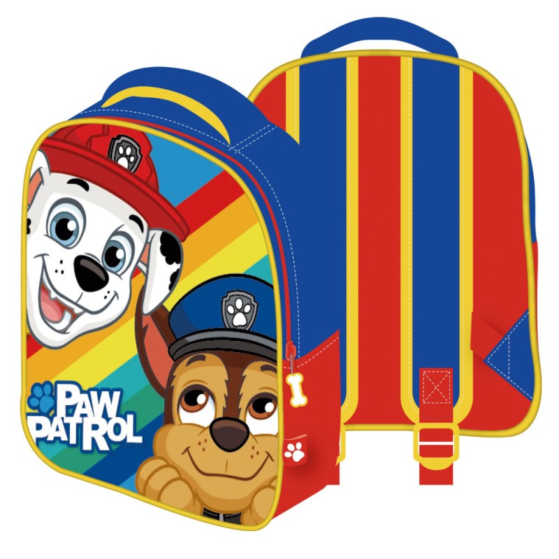 Paw Patrol Rainbow backpack, bag 28 cm