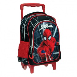 Sac à dos à roulettes Spiderman Dangled pour maternelle, sac 30 cm