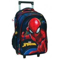 Spiderman Dark rolling school bag, bag 46 cm