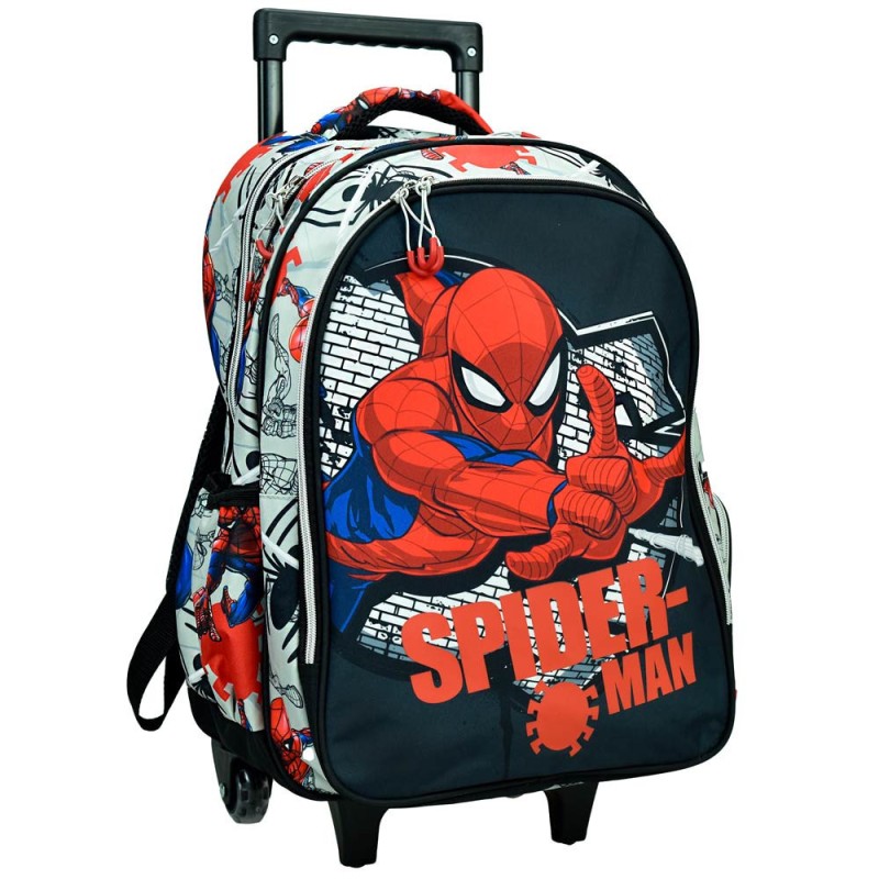 Cartable à roulettes Spiderman Wall, sac 46 cm