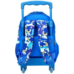 Sonic the Hedgehog Prime Sonic the Hedgehog Rolling Kindergarten Backpack, Bag 30 cm