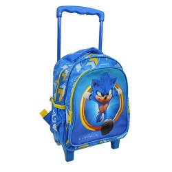 Sac à dos à roulettes Sonic the Hedgehog Speed Sonic the Hedgehog pour maternelle, sac 30 cm