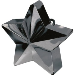 Colour Black Black star-shaped balloon weight