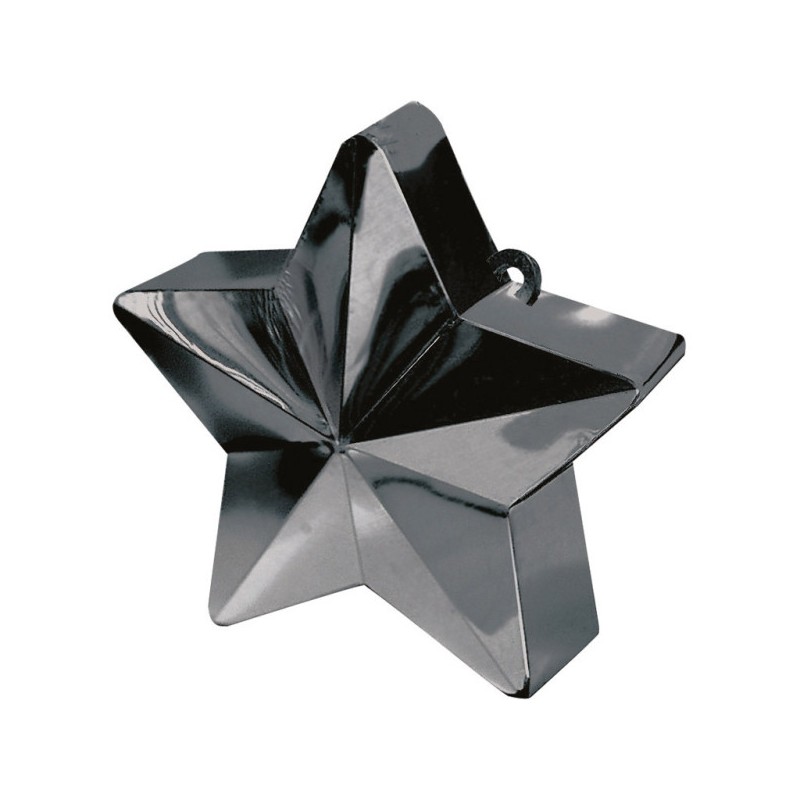 Colour Black Black star-shaped balloon weight