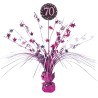 Décoration de table anniversaire Happy Birthday Pink 70 45,7 cm