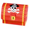 Pirate treasure chest set of 8