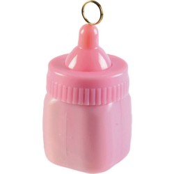 Baby Pink bottle balloon, balloon weight