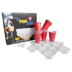 Party Beer Pong, jeu à boire 27 pièces