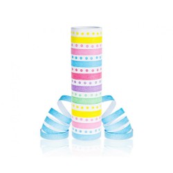 Colour Rainbow Dots, streamer 4 m