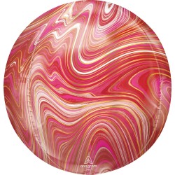 Colour Colorful, Red & Pink sphere foil balloon 40 cm