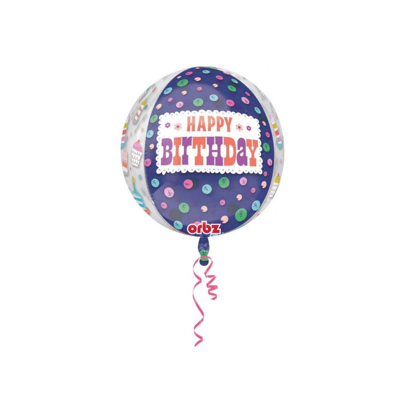 Happy Birthday Happy Birthday Foil Balloon 40 cm