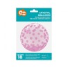 Baby Pink Dots Aqua sphere foil balloon 46 cm