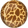 Animals Giraffe Pattern Balloon Foil Sphere 40 cm