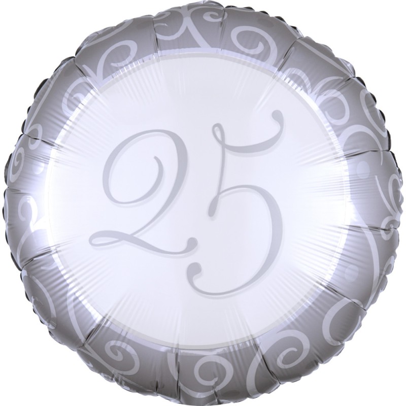 Anniversary 25th Anniversary Foil Balloon 43 cm