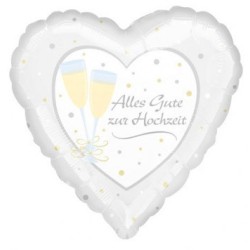 Wedding Alles Gute zur Hochzeit Foil Balloon 43 cm