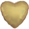 Colour White Gold Gold Heart Foil Balloon 43 cm