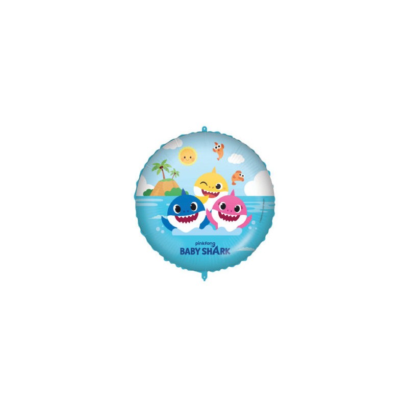 Baby Shark Fun in the Sun foil balloon 46 cm