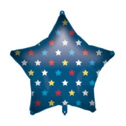 Star Blue Star foil balloon 46 cm