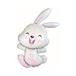 Lapin de Pâques, Ballon aluminium lapin 61 cm