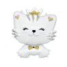 Cat White foil balloon 49 cm