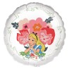 Ballon aluminium Alice au pays des merveilles Fleurs Disney 43 cm