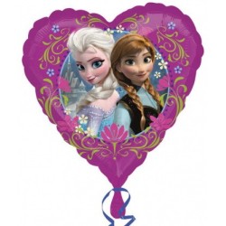 Ballon en aluminium en forme de cœur La Reine des Neiges de Disney 43 cm (WP)