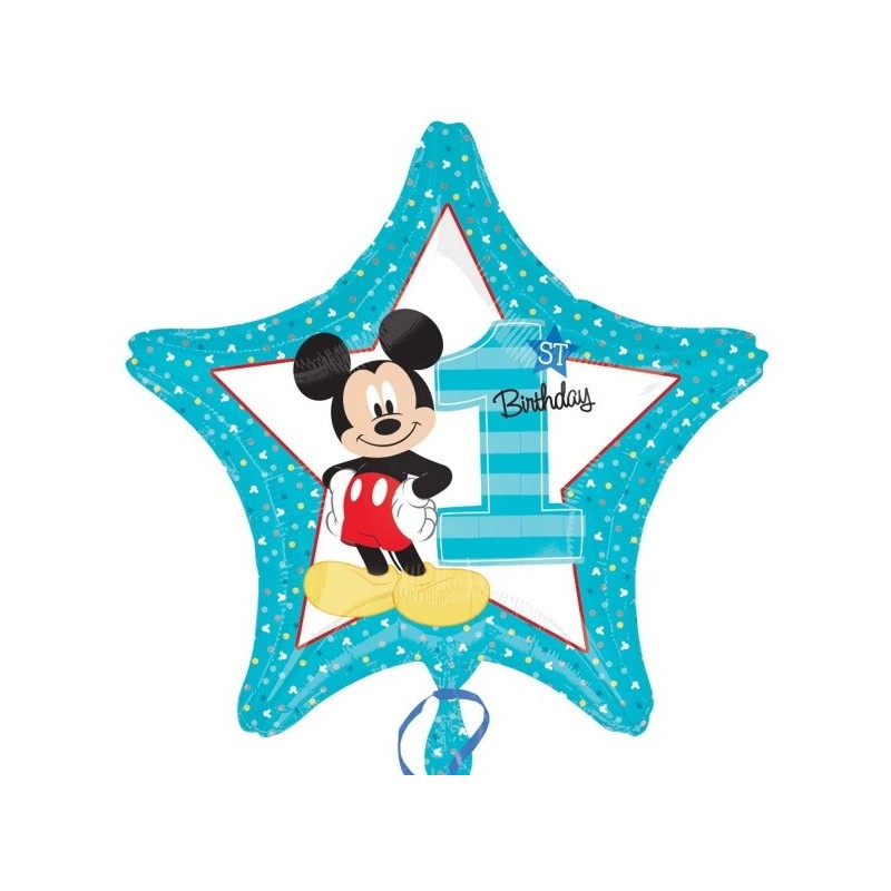 Disney Mickey Star fólia lufi 43 cm