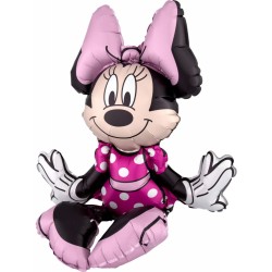 Ballon aluminium Disney Minnie assis 48 cm