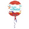 Colour Du bist der Beste foil balloon 43 cm