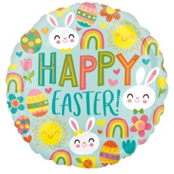 Easter Easter Icons, Foil Balloon 43 cm