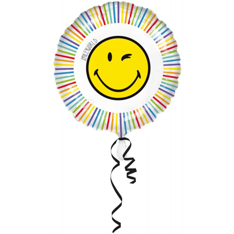 Emoji  Wink foil balloon 43 cm