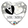 Wedding Mr & Mrs foil balloon 46 cm