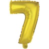 Number Gold, Gold number 7 foil balloon 42 cm