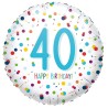 Happy Birthday Happy Birthday 40 Foil Balloon 43 cm