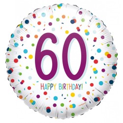 Happy Birthday Happy Birthday 60 foil balloon 43 cm