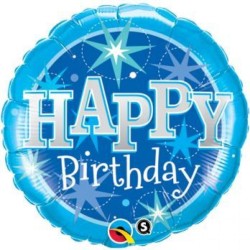 Happy Birthday Happy Birthday Blue foil balloon 46 cm