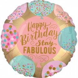 Happy Birthday Happy Birthday foil balloon 43 cm